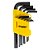 Jogo Chave Allen 1,5 a 10m 9 Pcs Curto Titanium - Imagem 1