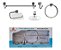 Kit Acessorios Banheiro Abs Acrilico 5pc Valeplast - Imagem 1