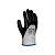 Luva Anti-corte Trico Emborrachado Preta Acrilon - Imagem 1