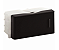 Modulo Interruptor Bipolar Simples 10a/250v Modular Liz Grafite - Imagem 1
