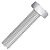 Parafuso Sextavado (F3) 1/2x3/4 Unc Zincado (Cento) - Imagem 1