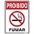 Placa Sinal Poliestireno 15x20"proibido Fumar" - Imagem 1