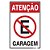 Placa Sinal Poliestireno 20x30 "atencao Garagem" - Imagem 1