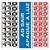 Placa Sinalizacao Aluminio  01,5x3,5 "110v/220v" 18 Pecas - Imagem 1