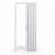 Porta Sanfonada Pvc 96cmx2,10 Branco Neve Plasflex - Imagem 1