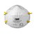 Respirador Pff1 Descartavel 8720 Poeira/vap.O Br/vd 3m - Imagem 1