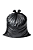 Saco de Lixo Preto 100l 0,8mm Unitario - Imagem 1