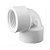 Cotovelo Branco Rosca 90 X 1/2 Amanco - Imagem 1