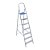 Escada de Alumínio 7 Degraus Uso Doméstico Alumasa - Imagem 1