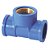 Tee Soldavel 25mm X 3/4" C/ Bucha Latao Azul Krona - Imagem 1