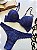 Conjunto com sutiã Push Up em Renda Marine e calcinha fio com Elegância - Imagem 1