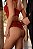Conjunto Cropped Seduction em Renda com fio Hot Pant - Imagem 6