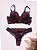 Conjunto Lingerie Renda Bordada com Bojo e Calcinha Fio - Imagem 8