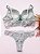 Conjunto Lingerie Renda Bordada com Bojo e Calcinha Fio - Imagem 13