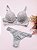 Conjunto Lingerie Renda Bordada com Bojo e Calcinha Fio - Imagem 12
