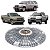 POLIA VISCOSA (MIOLO DE HELICE) S10 BLAZER 2000/.. SILVERADO 1997/02 FRONTIER X-TERRA 2003/08 2.8 12V - Imagem 1