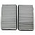 FILTRO DO AR CONDICIONADO PAJERO TR4 2.0 16V 2002 2003 A 2014 - Imagem 3