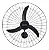 ventilador ventisol new parede oscilante 60cm cromado 127v - Imagem 1