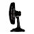 Ventilador de Mesa Ventisol Turbo Premium 50cm 6 Pás Oscilante 127V Bronze - Imagem 4