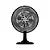 Ventilador Ventisol Oscilante Mesa Turbo 6 Pás 40cm Premium Preto 127V - Imagem 1
