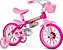 BICICLETA NATHOR ARO 12 FLOWER  ROSA - Imagem 1