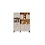 Armário de Cozinha Compacta 160 cm Nápoles Off White Madeira Itatiaia - Imagem 5