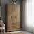 GUARDA ROUPA MOVAL 3PT LIMA 951331 CASTANHO W - Imagem 3