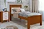 Cama Solteiro Lopas Atenas Rovere Naturale/Off White - Imagem 1