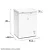 Freezer Horizontal Electrolux HE150 143L Branco 127V - Imagem 3