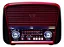 RADIO RETRO F-SOUND FS-1631 PRETO - Imagem 1