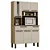 Armário de Cozinha Sallêto Turim – 6 Portas | Carvalho / Off White - Imagem 2