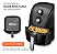Fritadeira Sem Óleo Air Fryer 4L, Mondial, Preto/Prata, 1500W, 127V - AFN-40-BFS - Imagem 2