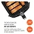 Fritadeira Sem Óleo Air Fryer 4L, Mondial, Preto/Prata, 1500W, 127V - AFN-40-BFS - Imagem 5