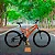 Bicicleta GPS Aro 26 Aço 21 Marchas Dupla Suspensão Freio V-Brake Laranja Neon - Colli Bike - Imagem 5