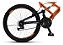 Bicicleta GPS Aro 26 Aço 21 Marchas Dupla Suspensão Freio V-Brake Laranja Neon - Colli Bike - Imagem 4