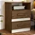 Mesa De Cabeceira Apolo 2 Gavetas Moval Castanho Wood/Off White - Imagem 2