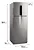 REFRIGERADOR ELECTROLUX IT70S FROST FREE 480L PRATA INV BIV - Imagem 3