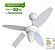 VENTILADOR VENTISOL TETO WIND INVERTER 3P BRANCO BIVOLT - Imagem 2