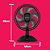 Ventilador Cadence VTR410 40cm 6 Pás Eros Turbo 140W 220V - Imagem 11
