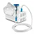 Inalador Compressor Multilaser HC223 AC – Branco e Azul - Imagem 1