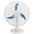 Ventilador Ventisol Notos 50cm Premium – Mesa Oscilante Branco/Azul 127V - Imagem 1