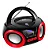 Boombox Lenoxx Bluetooth bd 1370 Cd Usb Rádio Auxiliar Preto/Vermelho - Imagem 1