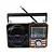 Rádio 9 Faixas F-Sound FS100BT – Marrom - Imagem 1