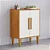 Balcão Kaiki Lorena 2 Portas – Natural/Off White - Imagem 1