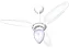 Ventilador de Teto Ventisol Wind CV3 Premium – 3 Pás Transparente 127V - Imagem 2