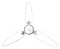 Ventilador de Teto Ventisol Wind CV3 Premium – 3 Pás Transparente 127V - Imagem 1