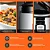 Panela de Arroz Multilaser CE05 10 Xícaras Inox – 127V - Imagem 4