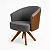 Poltrona Júlia Nobly Decor – Cinza B 01/213 Mel - Imagem 1