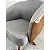 Poltrona Júlia Nobly Decor – Cinza B 01/213 Mel - Imagem 3