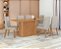 Conjunto Mesa Lopas Luar com 6 Cadeiras – Amêndoa Clean / Linho Rinzai Bege - Imagem 1